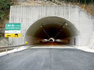 三遠南信三遠道路_三遠大島トンネル照明設備
